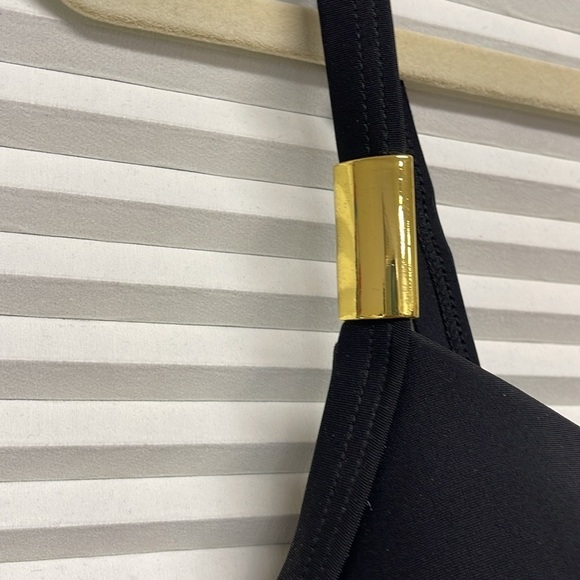 Swim by Cacique NWT Black Balconette Bra Tankini Top Size 42D - Picture 3 of 13